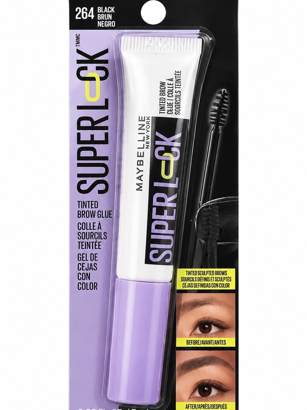 Maybelline SuperLock Tinted Brow Glue - Black!